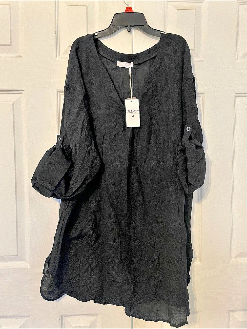 Mangopop Black Maxi Dress Size XL NWT